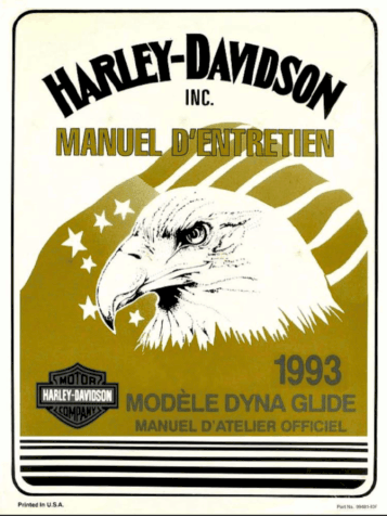 Manuel Dyna Glide 1993 français
