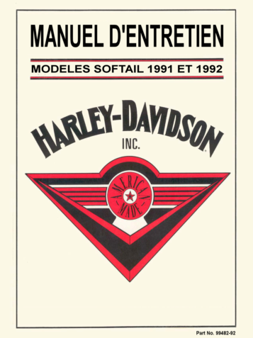 Manuel Softail 1991-1992