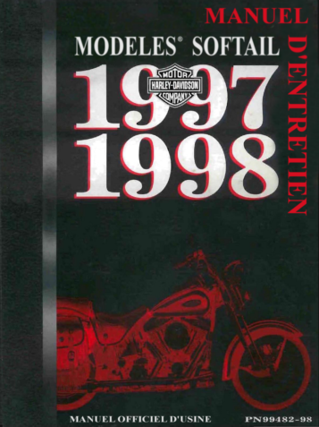 Traduit par Harley.Doc ! Manuel Softail 1997-1998