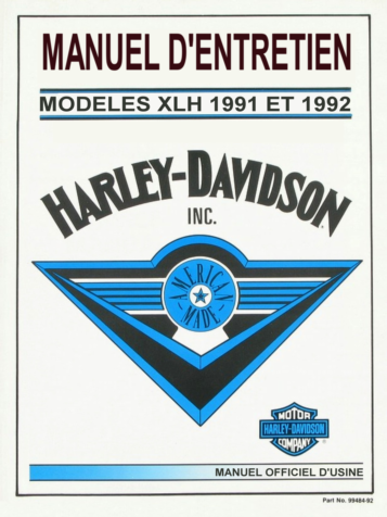 Manuel Harley Sportster - 1991-1992