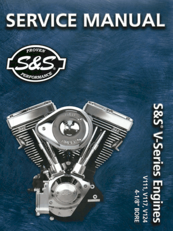 Manuel pour moteurs S&S V-Series