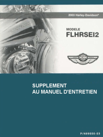Manuel Harley FLHRSEI ² - 2003