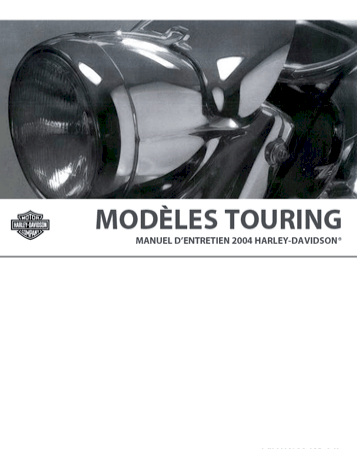 Manuel Harley Touring - 2004 en français