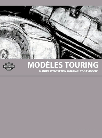 Manuel Harley Touring - 2010 en français