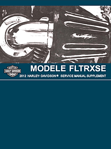 Manuel Harley Touring FLTRXSE - 2012 en français