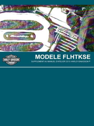Manuel Harley Touring FLHTKSE - 2015 en français
