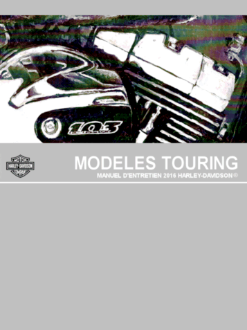 Manuel Harley Touring - 2016 en français