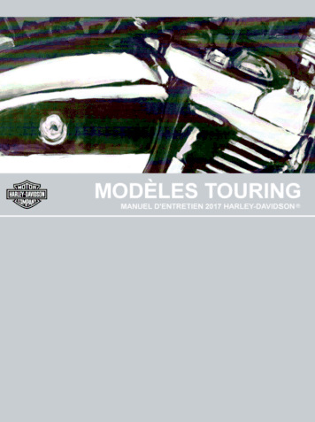 Manuel Harley Touring - 2017 en français