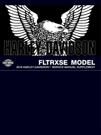 Manuel Harley Touring FLTRXSE - 2018 en français