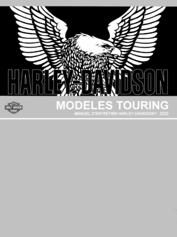 Manuel Harley Touring 2020 en français