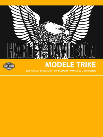Manuel Harley Trike Models 2019 en français